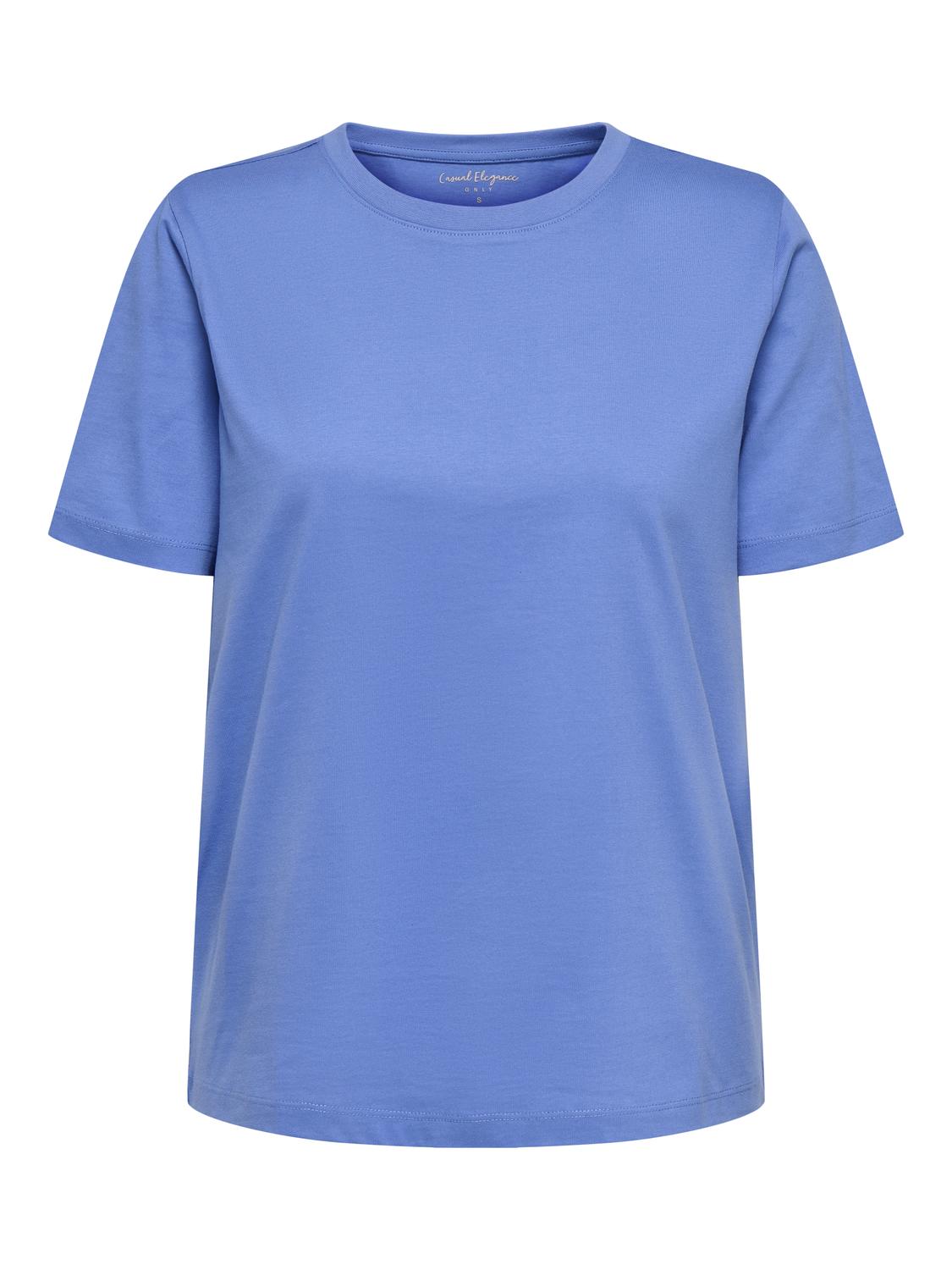 Onlfreja S/s Luxe Top Cc Jrs Noos Blå