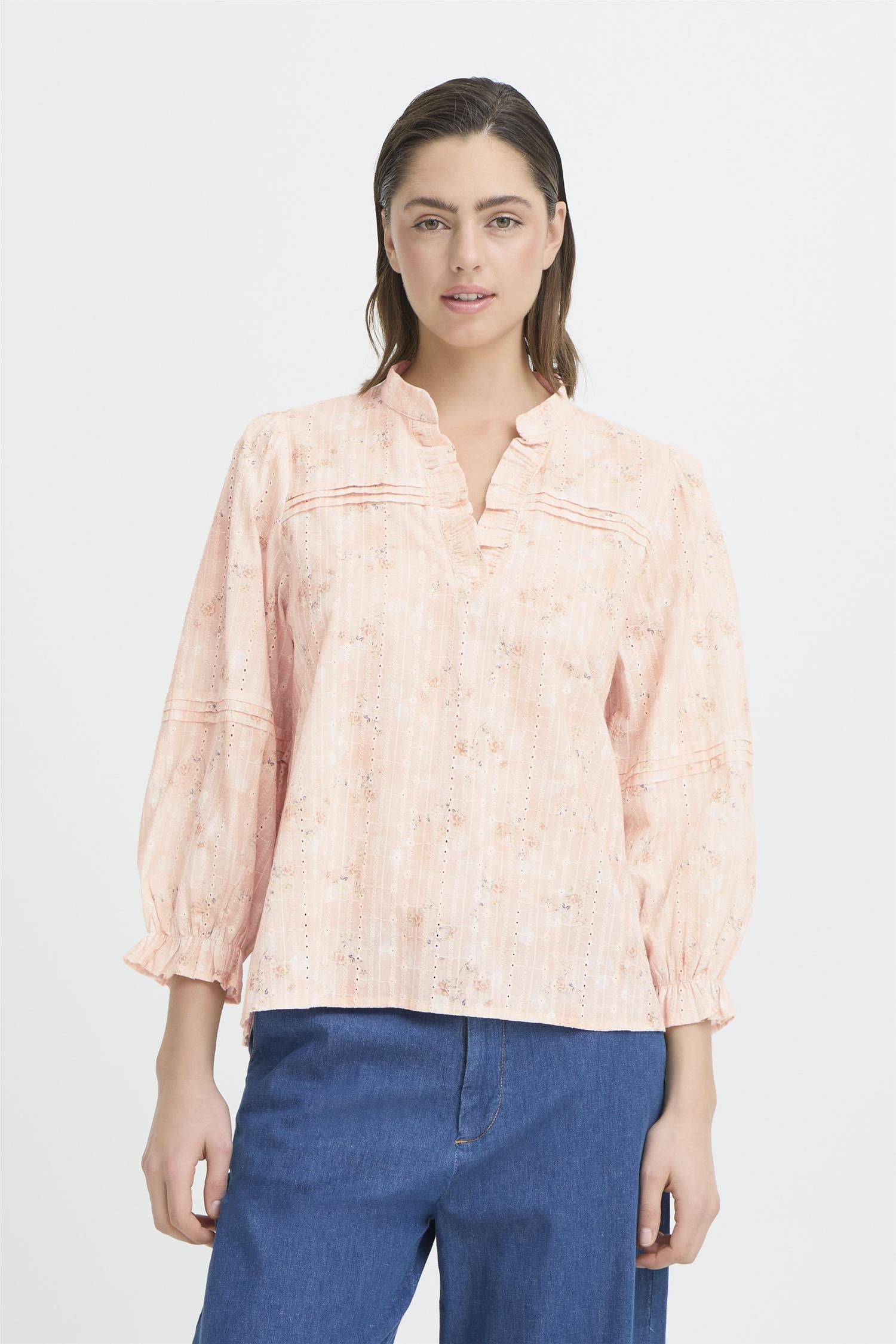 Pzbellarose Blouse Beige