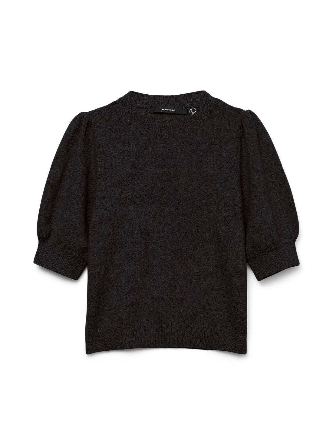 Vmdoffy 2/4 O-Neck Pullover Ga Noos Brun