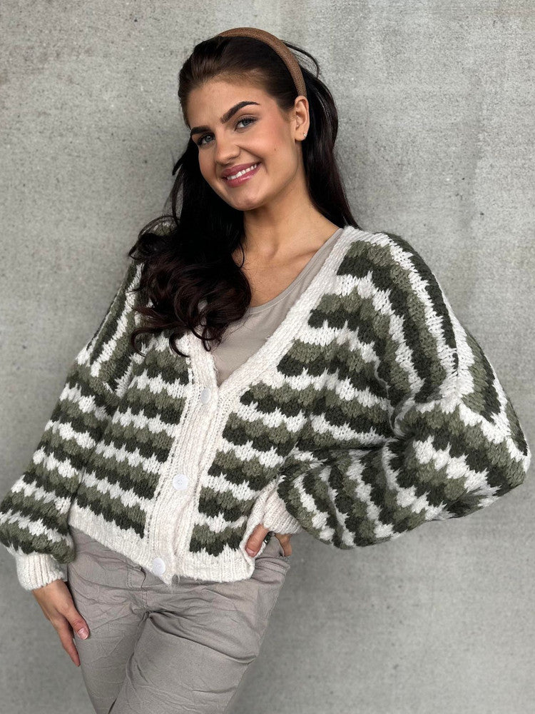 SONJA CARDIGAN Grønn