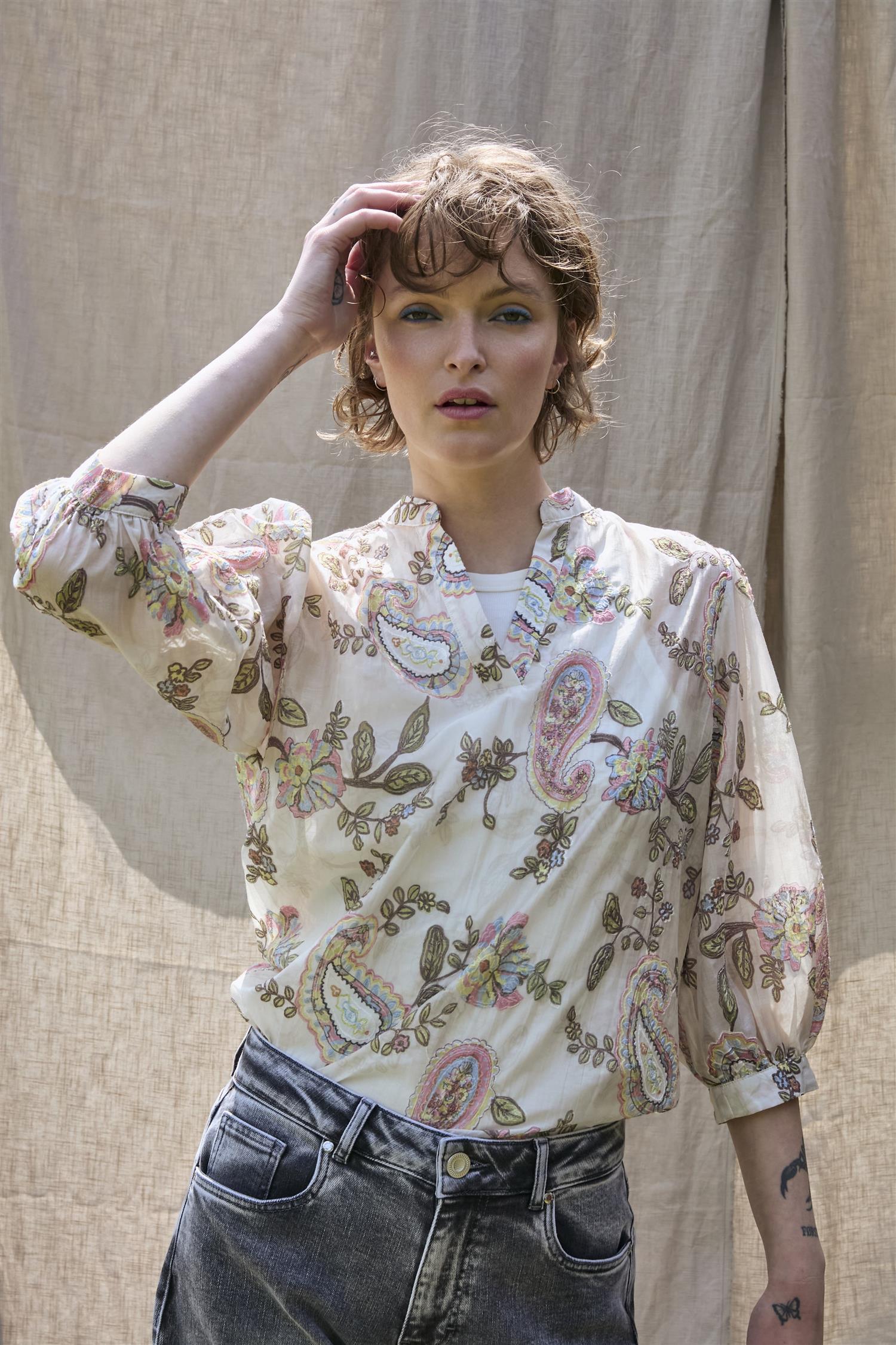 Pzbeckett Blouse Hvit