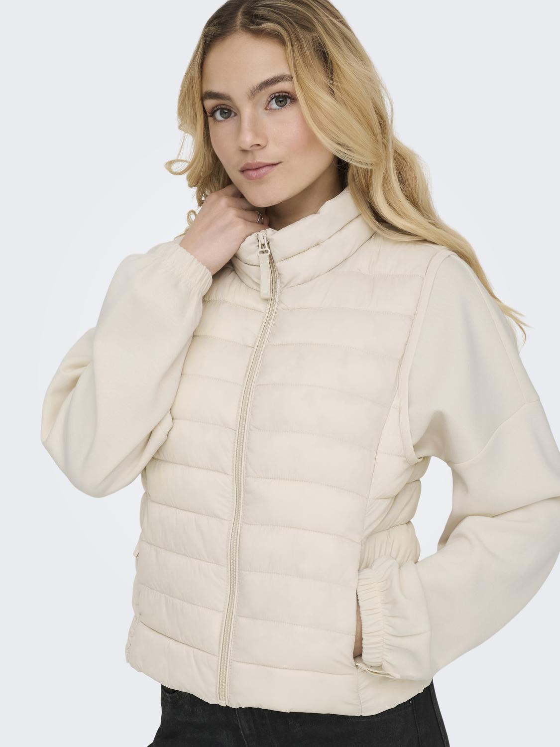 Onltahia Lw Quilted Waistcoat Otw Noos Off-White