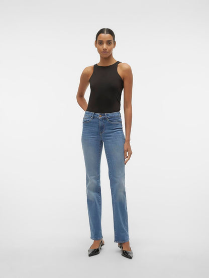 Vmflash Mr Straight Jeans Li347 Ga Noos Blå