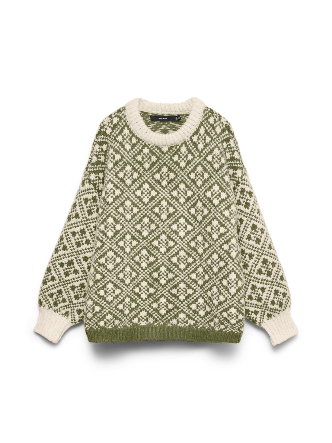 Vminga Ls O-Neck Oversized Pullover Exp Grønn