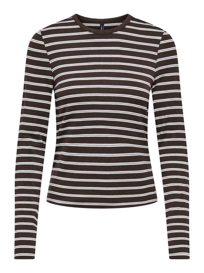 Onlnina L/s Aop Top Jrs Brun