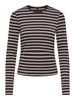 Onlnina L/s Aop Top Jrs Brun