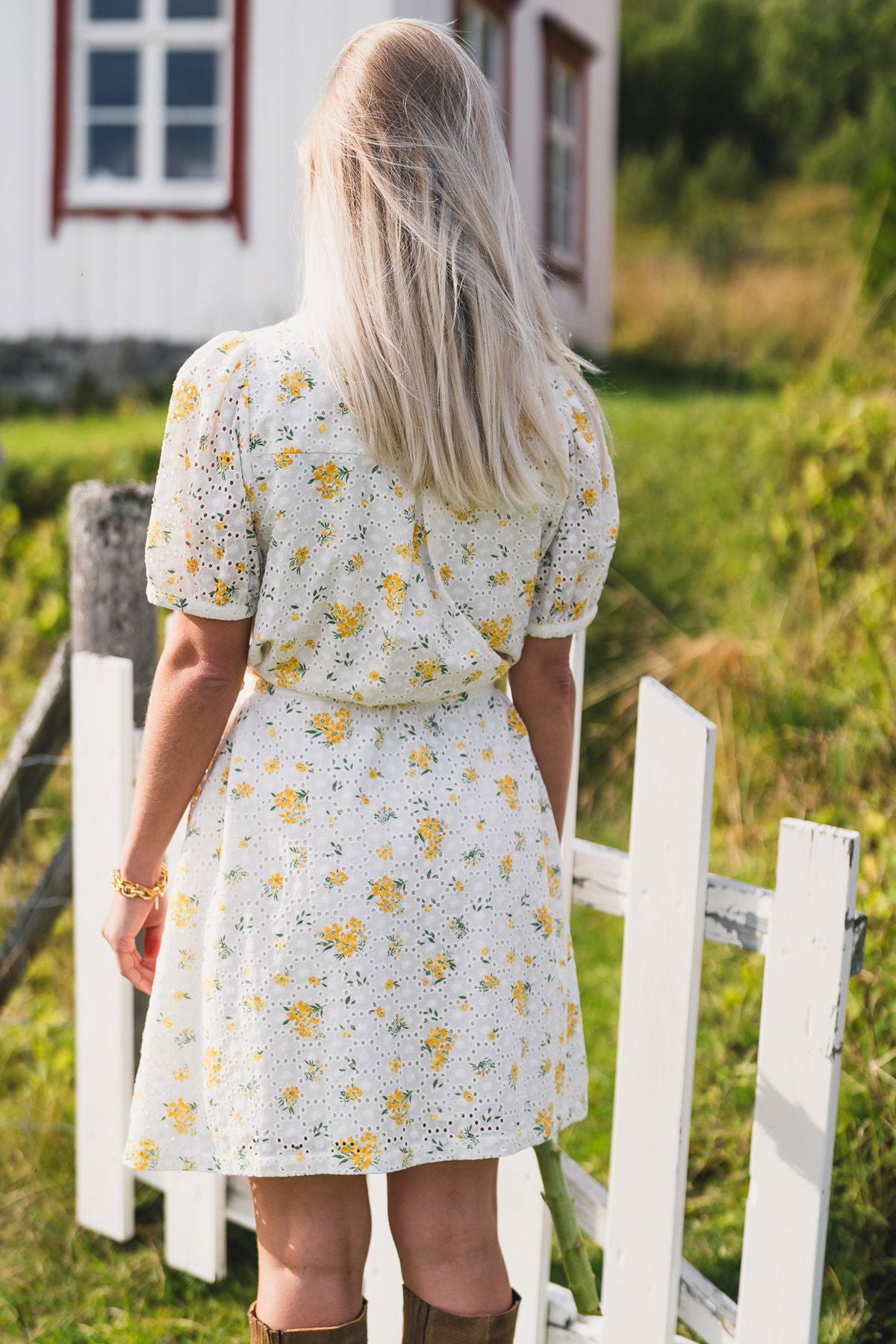 Rauseivor 2/4 Shirt Dress Aop Flerfarget