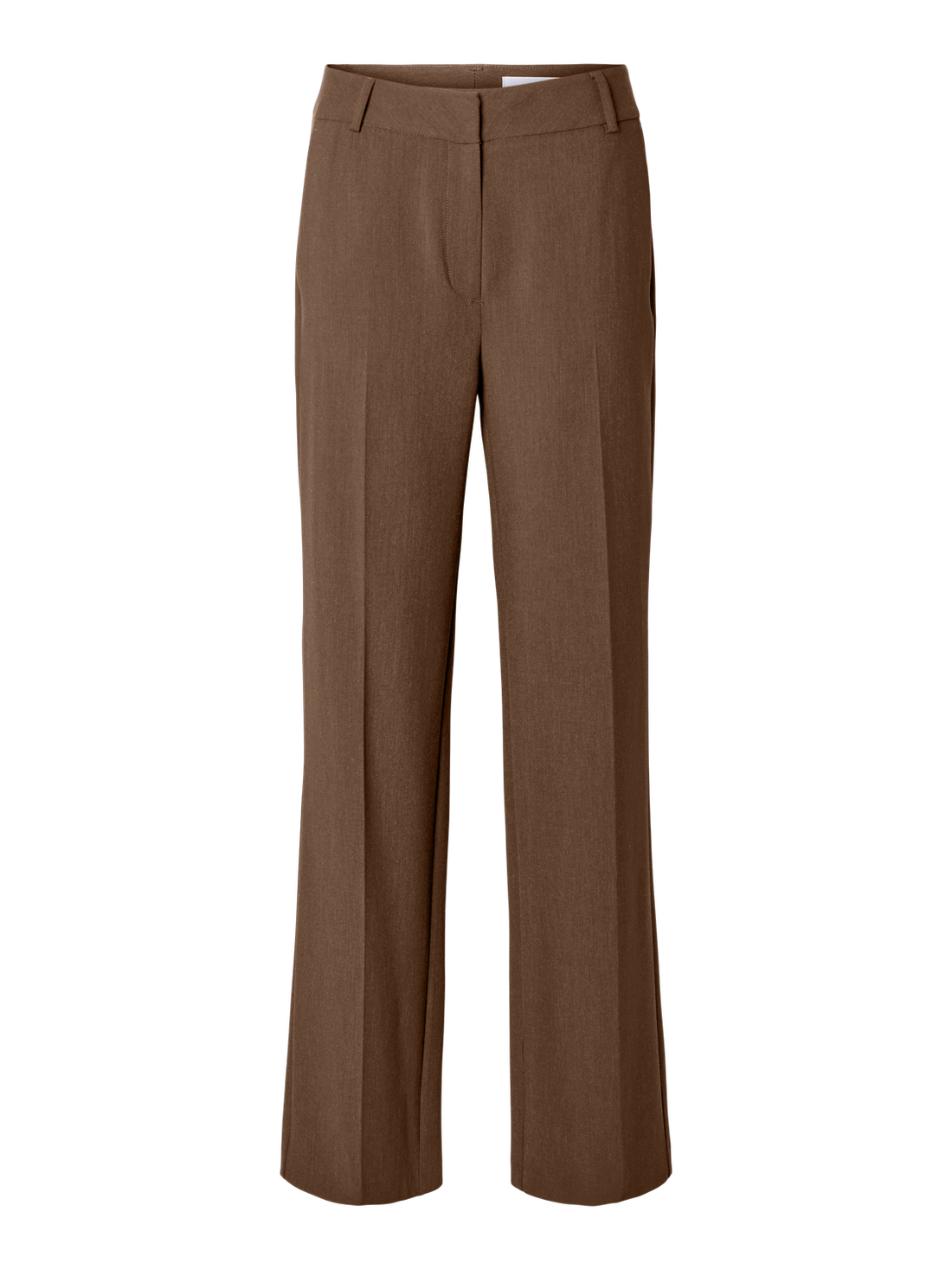 Slwrita Mw Wide Pant Mel Noos Beige