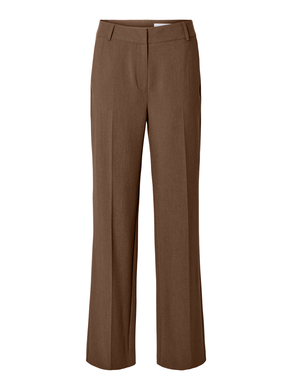 Slwrita Mw Wide Pant Mel Noos Beige