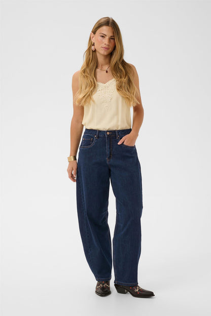 Crbahren Ankl  Balloon Jeans-Relaxed Fit Blå