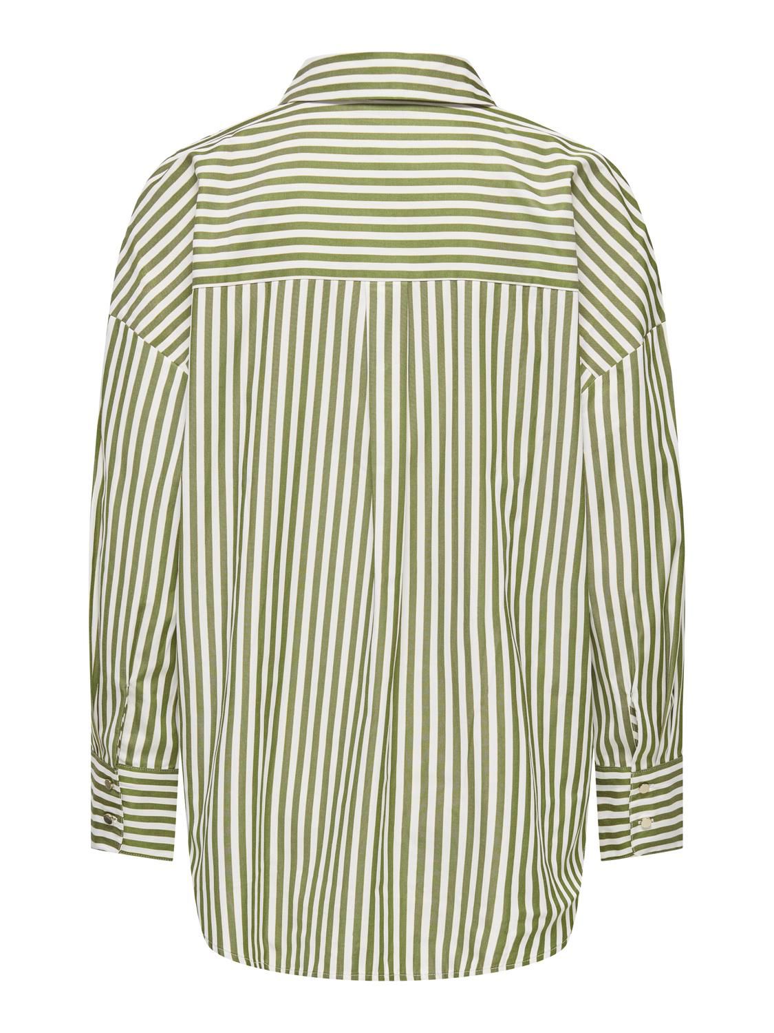 Jdyvesper L/s Lurex Shirt Wvn Grønn