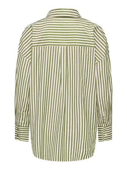 Jdyvesper L/s Lurex Shirt Wvn Grønn