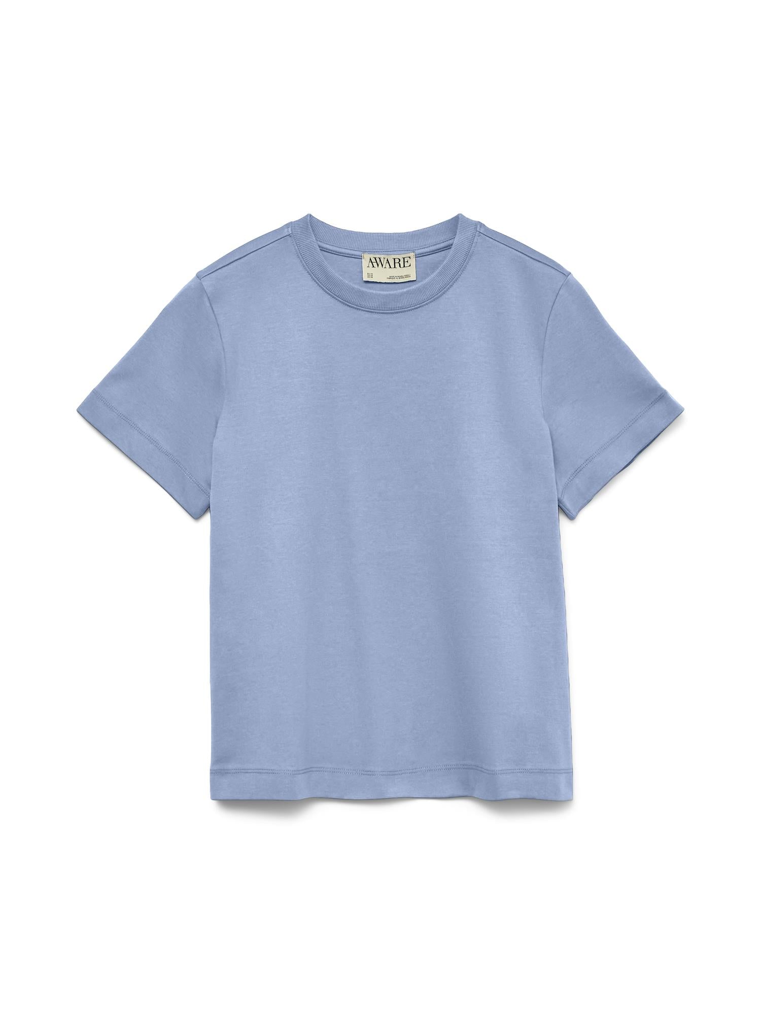 Awnaima Ss O-Neck T-Shirt Noos Blå