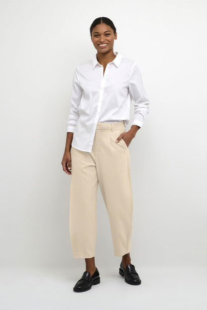 Kamerle Pants Cropped Beige