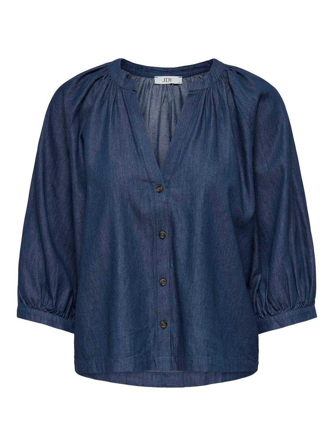 Jdykai 3/4 Shirt Wvn Dia Blå