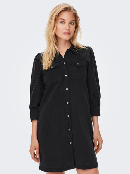 Onlfelica Dnm Dress Noos Sort