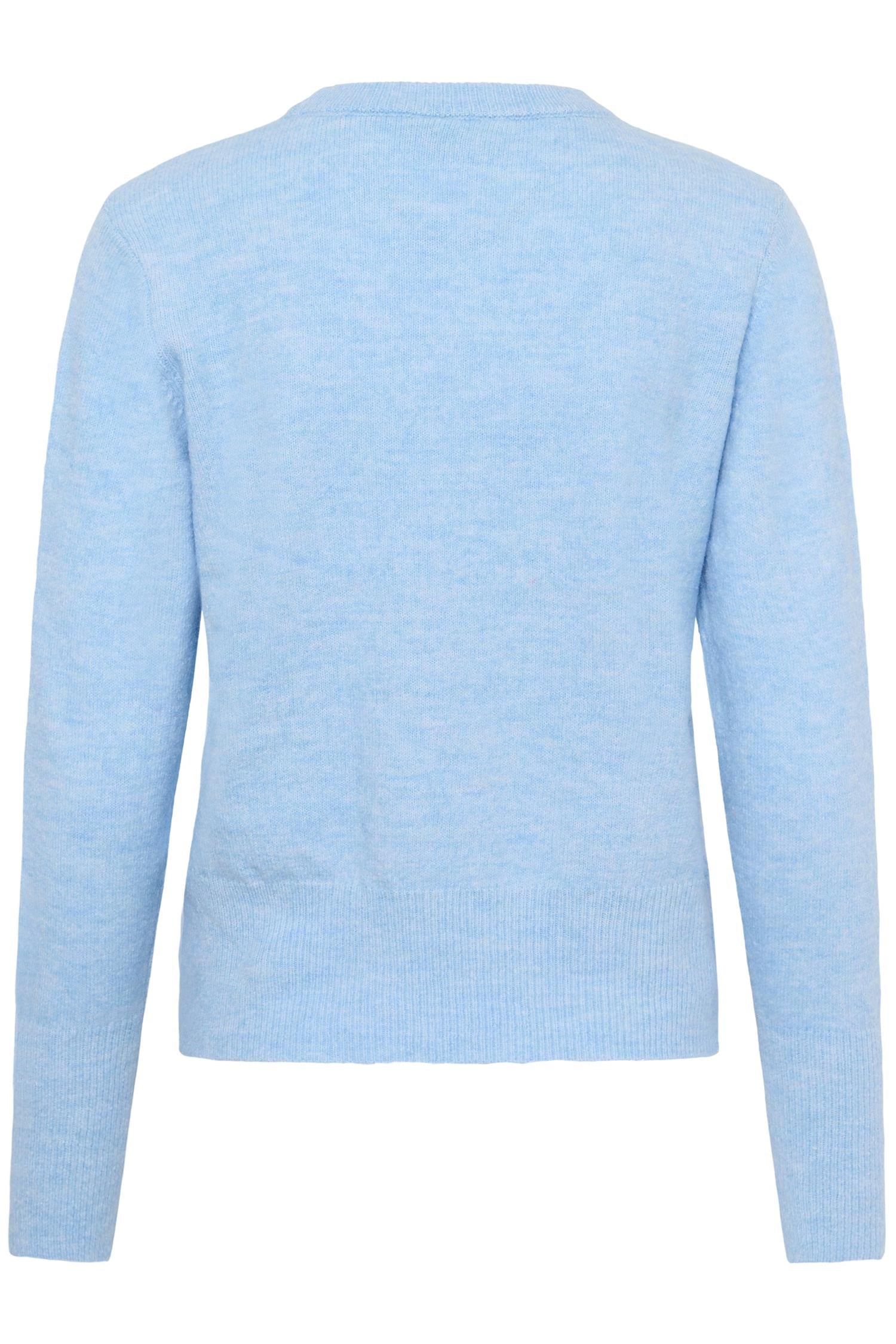 Kaniel Crew Neck Pullover Blå