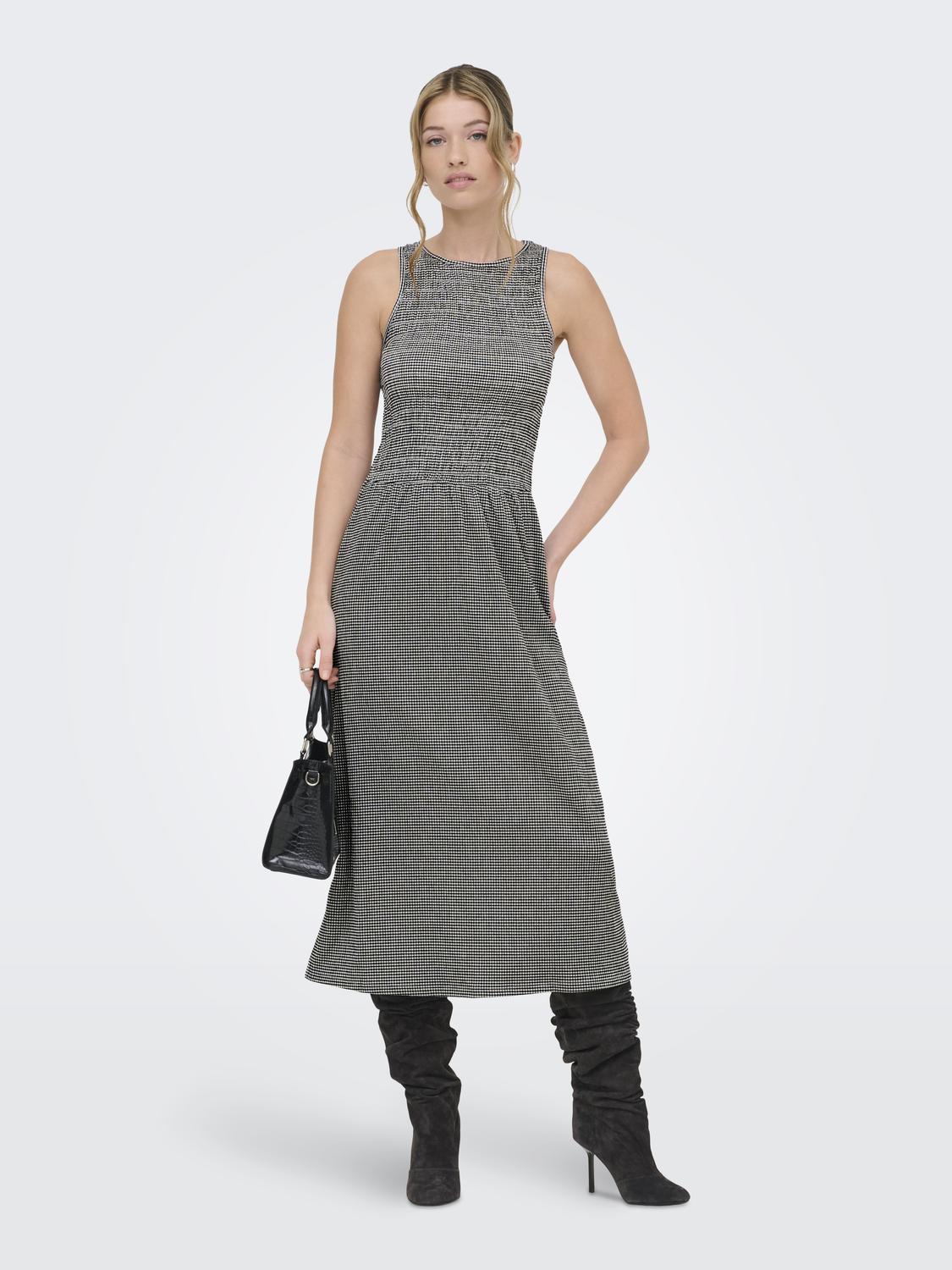 Onlcelle S/l Smock Dress Jrs Sort