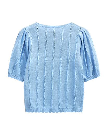 Fqmora-Pullover Blå