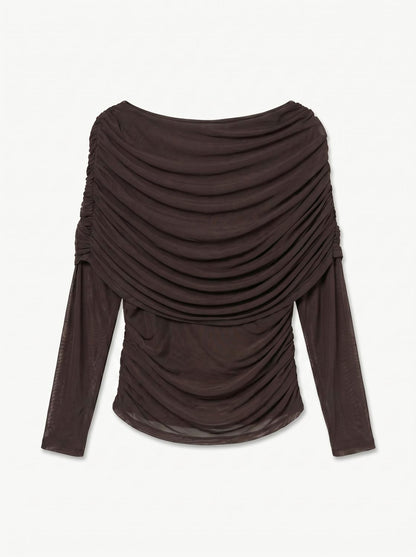 Vmnana Ls Cape Top Jrs Ret Brun