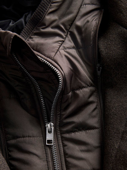 Jprmelton Wool Blend Coat Aw26 Sn Brun