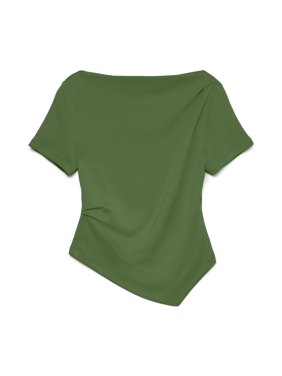 Vmmille Ss Boatneck Short Top Jrs Ex Sb6 Mørkegrønn