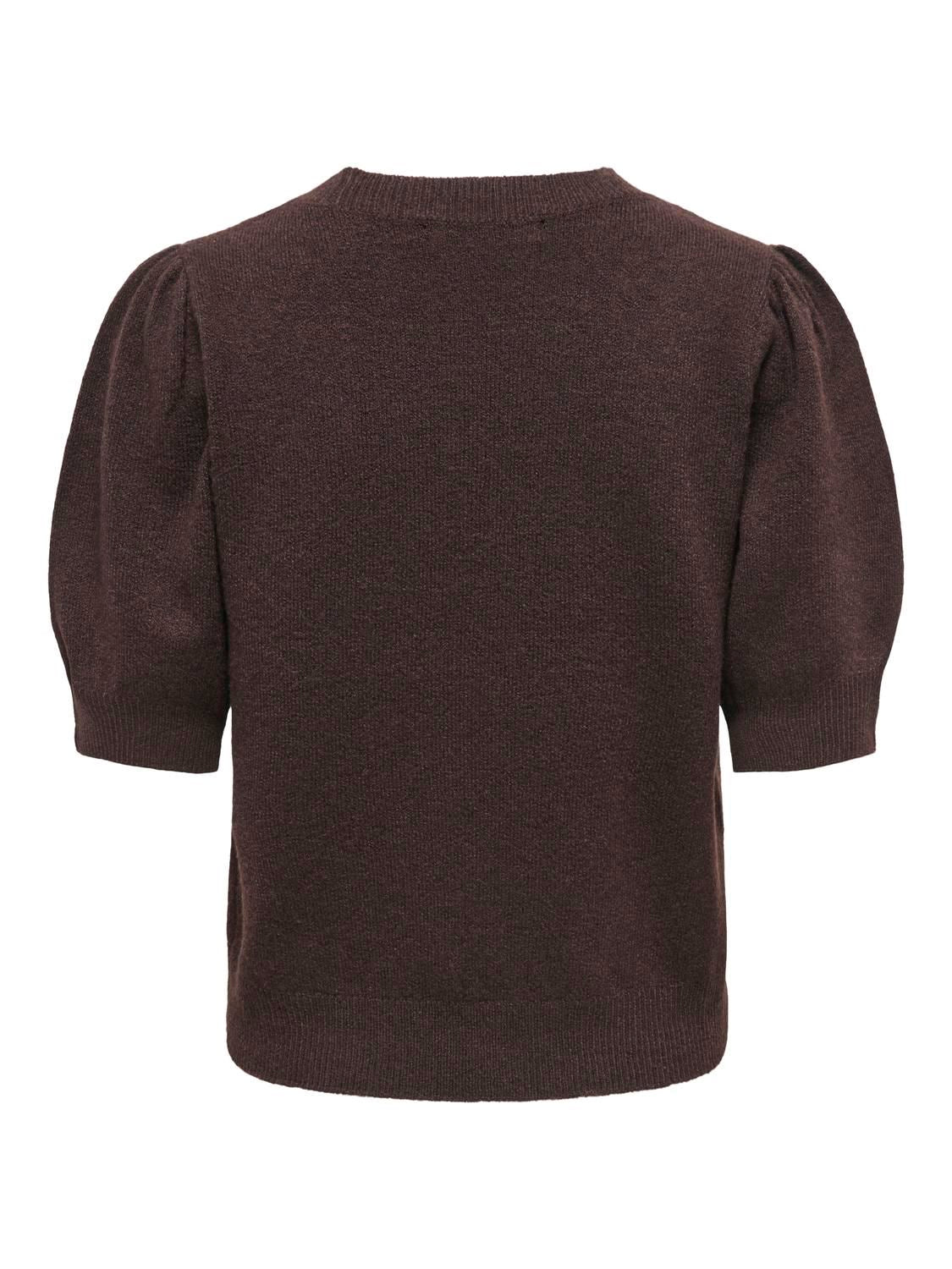 Onlrica 2/4 Pullover Knt Noos Brun