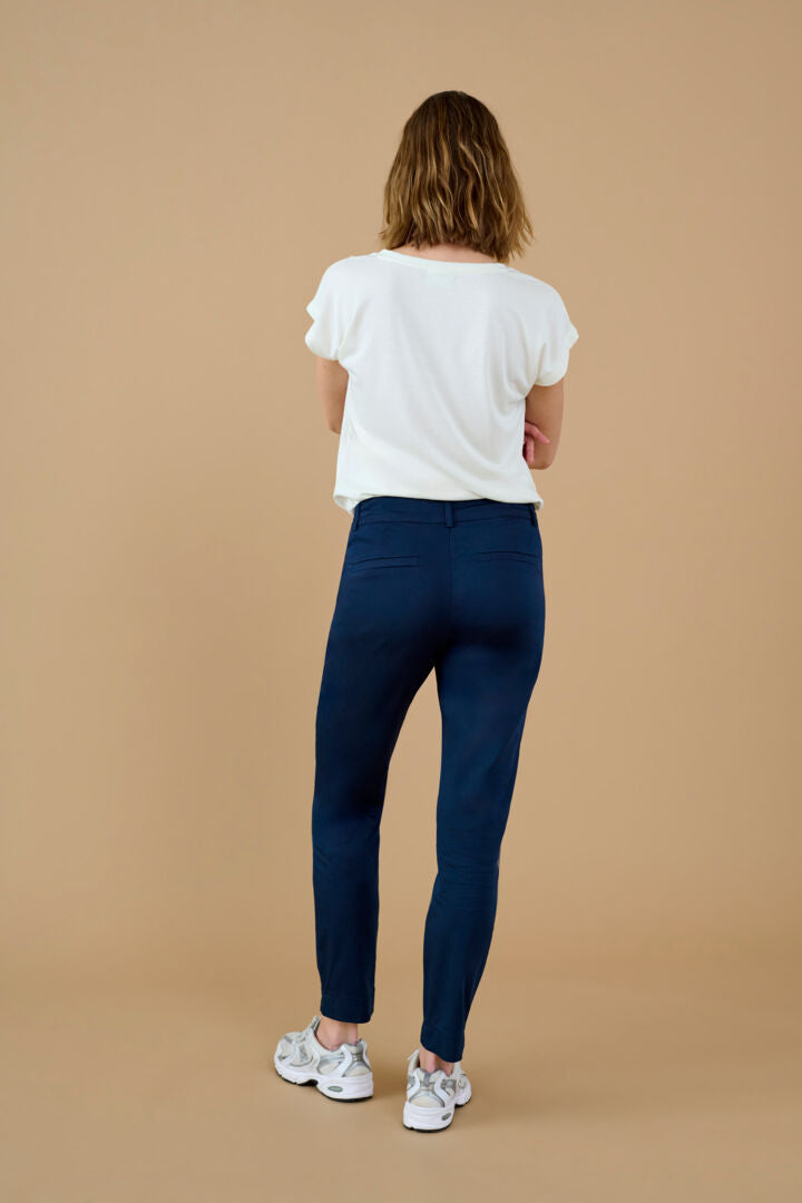 KAlea 7/8 Chino Pant Midnight Marine