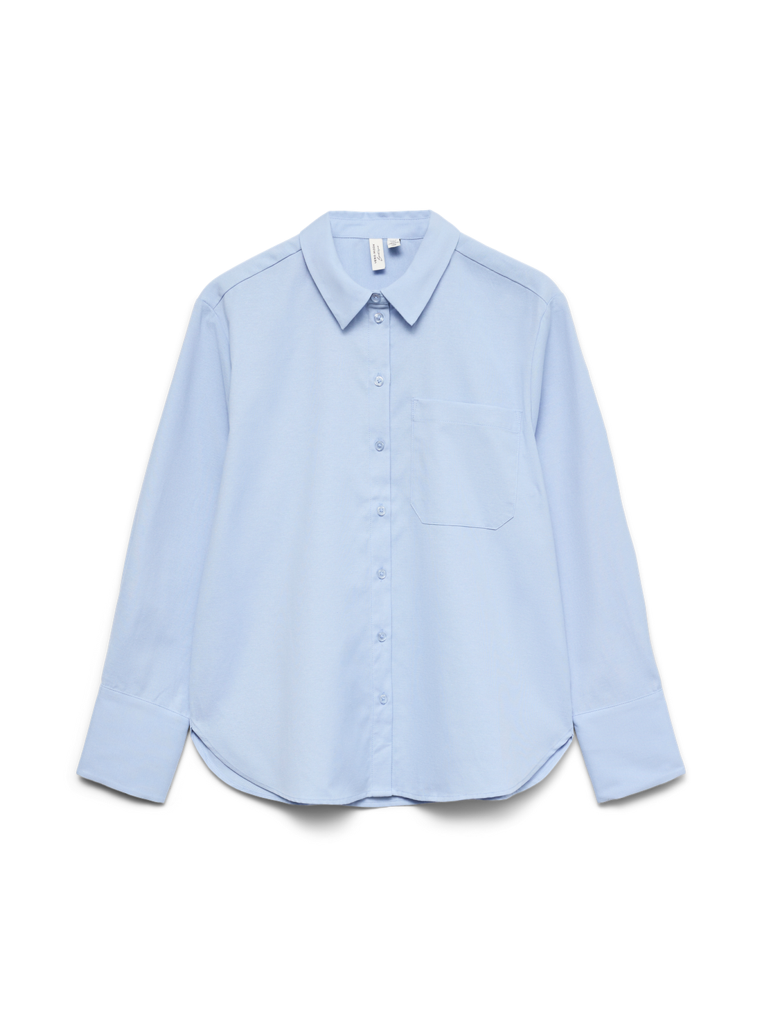 Vminge L/s Shirt Wvn Btq Blå