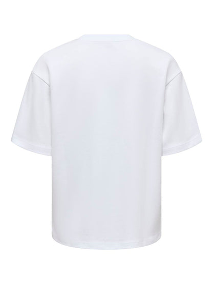 Onlsuperior Ss Oneck Loosetop Jrs Noos Hvit