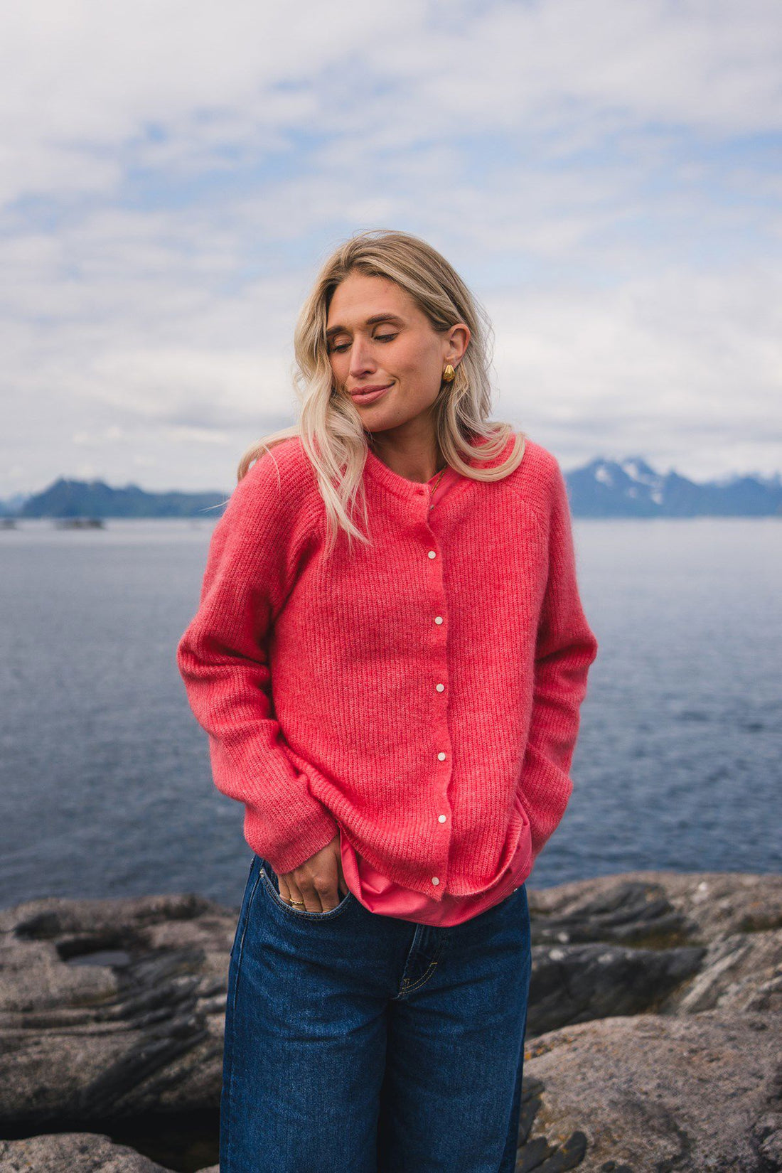 Rausamalie Cardigan Rosa