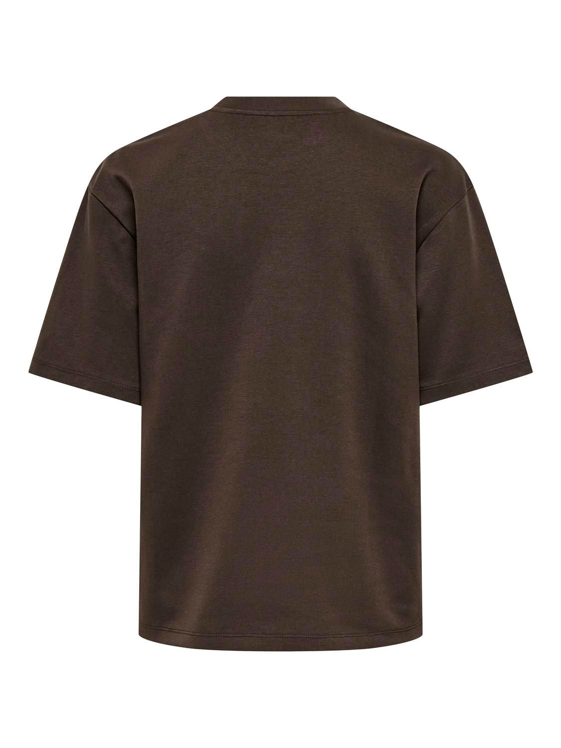 Onlsuperior Ss Oneck Loosetop Jrs Noos Brun
