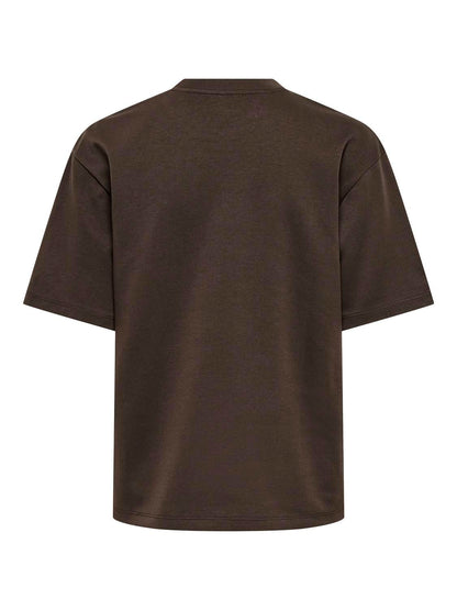 Onlsuperior Ss Oneck Loosetop Jrs Noos Brun