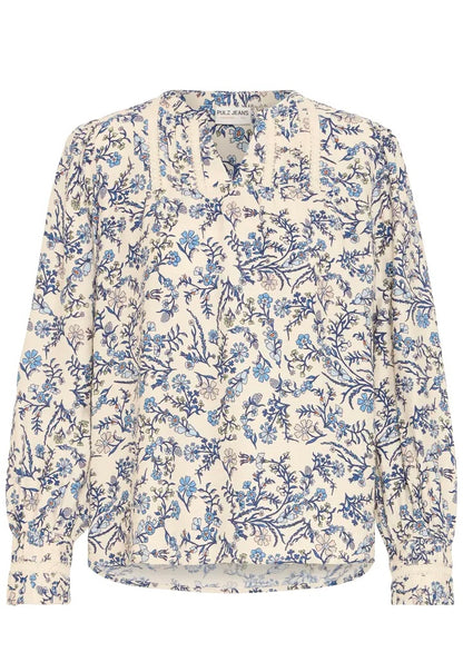 Pzabrina Blouse Blå