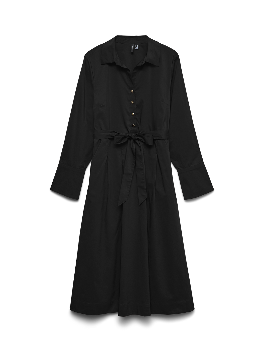 Vmfriba Ls Calf Dress Wvn Ga Sort