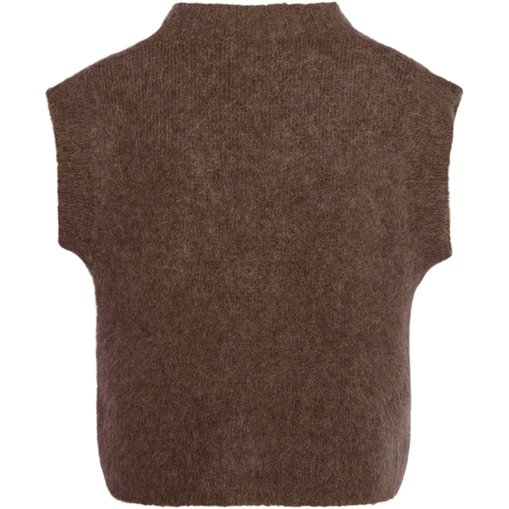 Pernille vest Brun