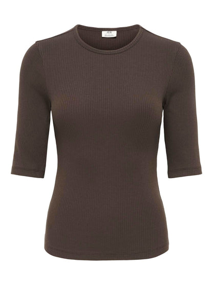 Jdyreno 2/4 O Neck Top Jrs Dia Sort