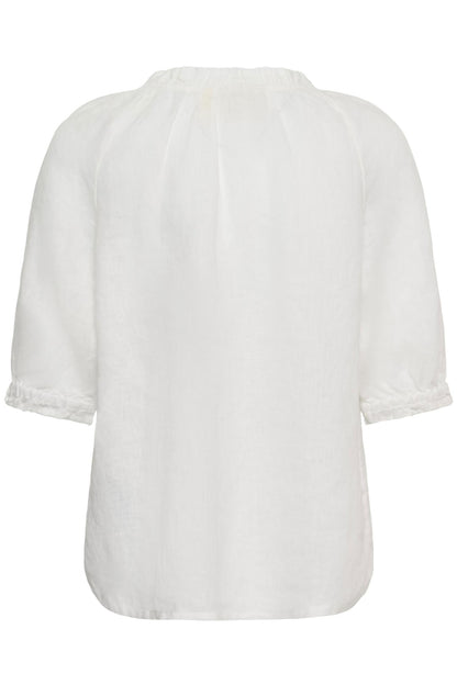 Crbellis Lace Blouse Hvit