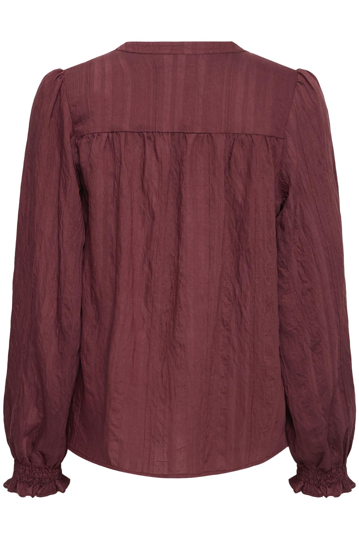 Pzesmee  Shirt Burgunder