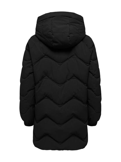 Jdypower Long Hood Puffer Otw Hab Sort