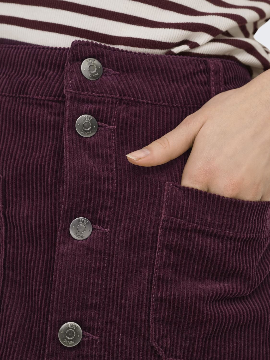 Jdyshiraz Corduroy Skirt Pnt Noos Lilla