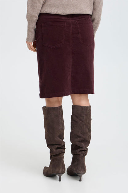 Pzsally Skirt Burgunder
