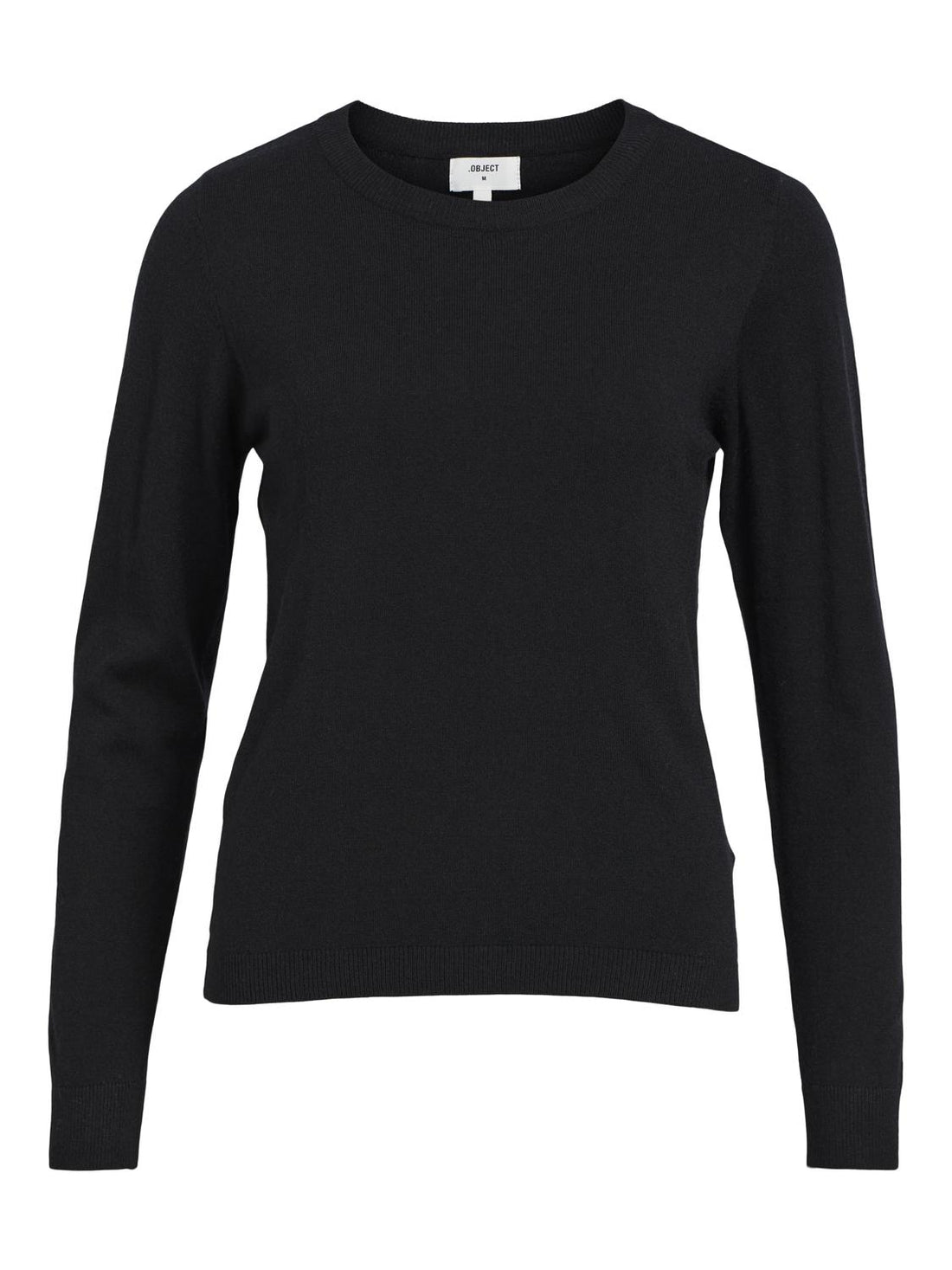 Objthess L/s O-Neck Knit Pullover Noos Sort