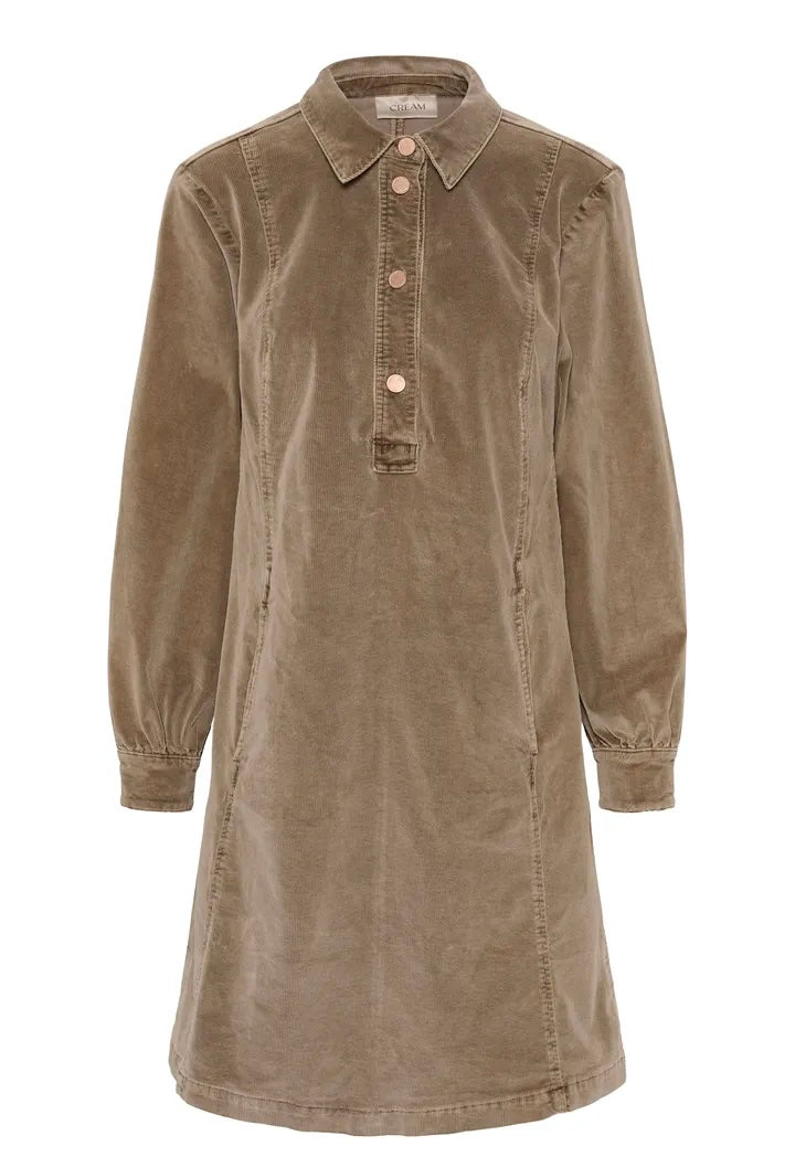 Crbrady Corduroy Dress Beige
