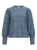 Objfeodora L/s Top Noos Mørkelilla