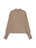 Vmhollykaris Ls Funnelneck Pullover Boo Beige