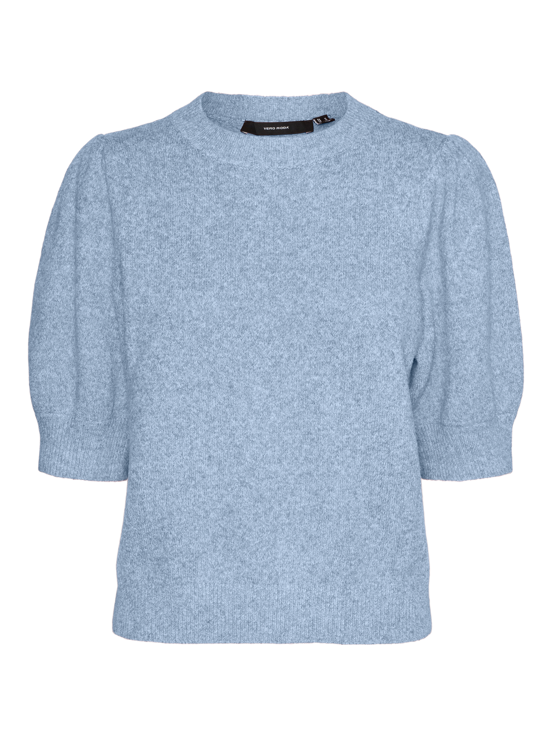 Vmdoffy 2/4 O-Neck Pullover Ga Noos Blå