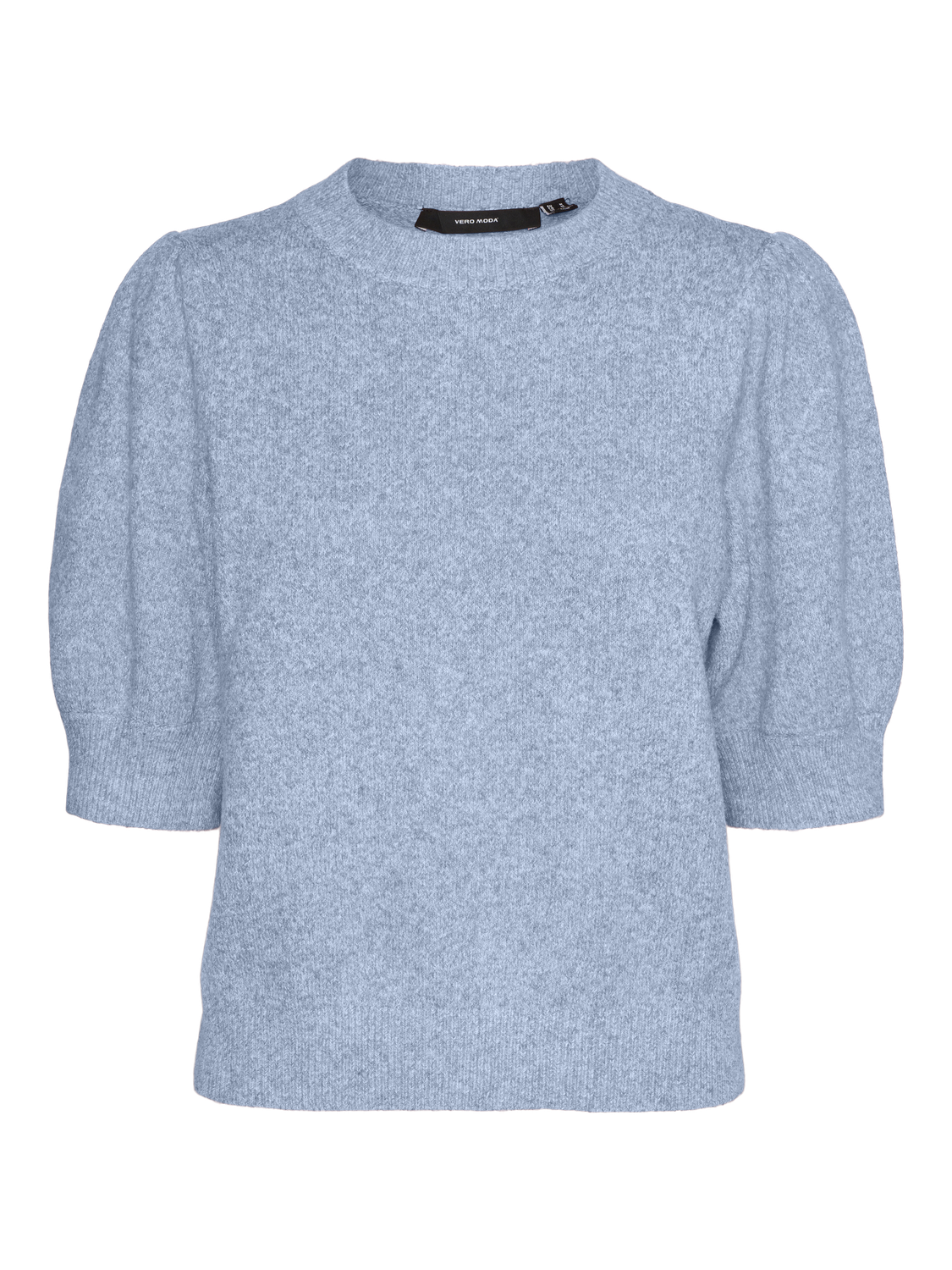 Vmdoffy 2/4 O-Neck Pullover Ga Noos Blå