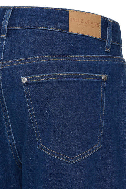 Pzanni Hw Jeans Barrel Leg Blå