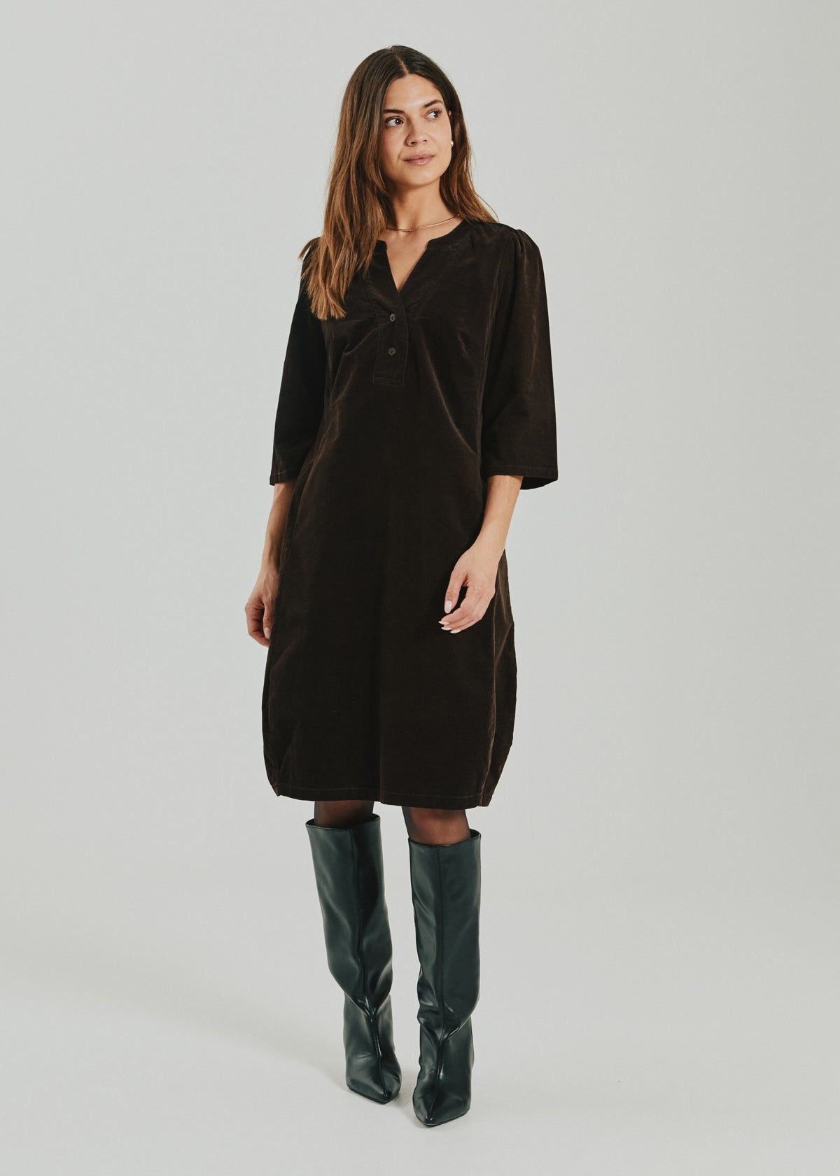 Fqolana-Dress Brun